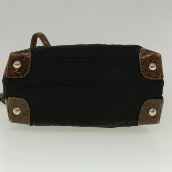 PRADA Hand Bag Nylon Black Auth 59229 - Picture 5 of 16